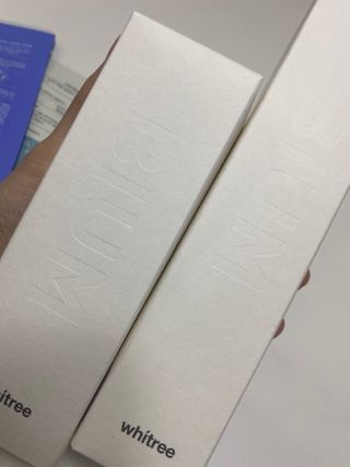 화이트리 비움 약산성 클렌징젤 ,마일드 필링젤 세트 — 5점을 준 리뷰어가 2021년 2월 올린 사용 사진