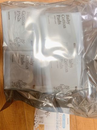 디어엘로디 프리미엄 유기농 베이비 솜티슈 40매 3 + 1 PACK — 5점을 준 리뷰어가 2021년 3월 올린 사용 사진