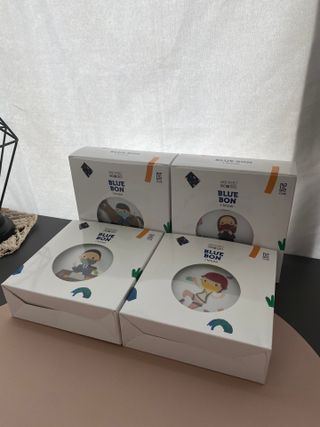[블루 본 아이노우] 유아용 컬러마스크 40 PCS SET 2중 택 1 — 5점을 준 리뷰어가 2021년 4월 올린 사용 사진