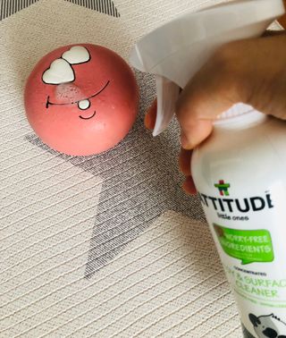 에티튜드 천연 장난감 클리너 (토이 클리너) — 4.5점을 준 리뷰어가 2022년 9월 올린 사용 사진