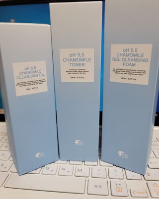 페브유 / FABYOU 페브유 pH5.5 캐모마일 젤 클렌징 폼 + 클렌징 오일 + 토너 3종 세트 — 5점을 준 리뷰어가 2021년 7월 올린 사용 사진