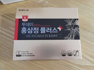 서울약사신협_투데이홍삼정플러스스틱_10g x 30포 — 5점을 준 리뷰어가 2021년 1월 올린 사용 사진