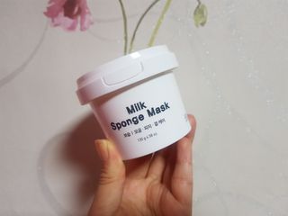 리더스코스메틱 리더스 밀크 스폰지 마스크 — 5점을 준 리뷰어가 2021년 8월 올린 사용 사진