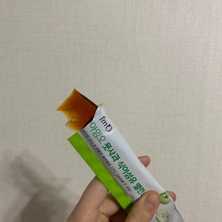 아임오 풋사과 식이섬유 밸런스 젤리 14포 — 4.5점을 준 리뷰어가 2021년 8월 올린 사용 사진