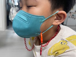 애니가드키즈 라이트 소형 5컬러 각 10매입 [크리미베이지, 코튼핑크, 블루레이크, 페일로즈, 민트그린] — 5점을 준 리뷰어가 2022년 6월 올린 사용 사진