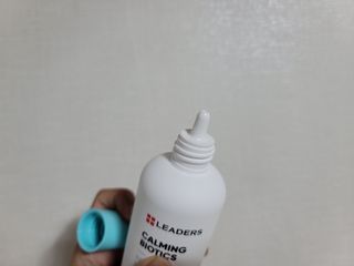 리더스코스메틱 리더스 카밍 바이오틱스 #1등 진정 기획세트 [에센스 워터150ml + 크림 마스크80ml] — 5점을 준 리뷰어가 2022년 8월 올린 사용 사진