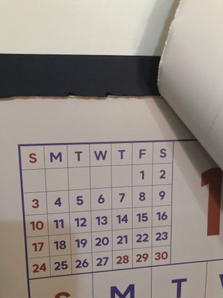 리훈 2024년 레트로 달력 벽달력 + 탁상달력 — 5점을 준 리뷰어가 2023년 9월 올린 사용 사진