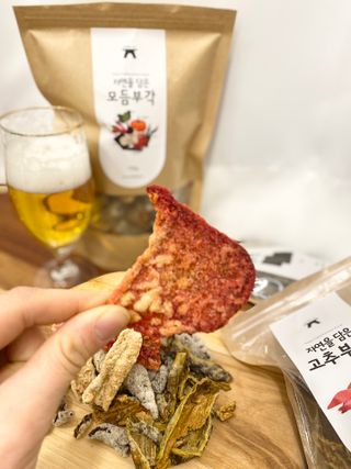 자연을담은모듬부각 — 5점을 준 리뷰어가 2022년 1월 올린 사용 사진