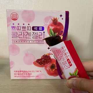 헬스업_쁘띠쁘띠석류콜라겐젤리_20g x 14포 — 5점을 준 리뷰어가 2021년 2월 올린 사용 사진