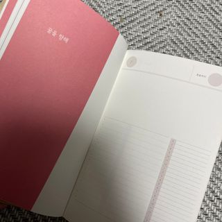 응원과 위로가 필요한 당신에게  리훈 하고싶은말 스터디 플래너 — 3.5점을 준 리뷰어가 2021년 3월 올린 사용 사진