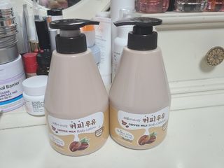 [과일나라] 피부가 마시는 커피우유 바디클렌저&바디로션 — 5점을 준 리뷰어가 2022년 3월 올린 사용 사진