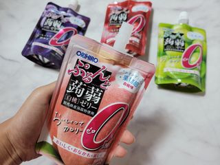ORIHIRO 오리히로 곤약젤리 제로칼로리 130g 4종 4팩(맛별로 1팩씩) — 5점을 준 리뷰어가 2023년 2월 올린 사용 사진