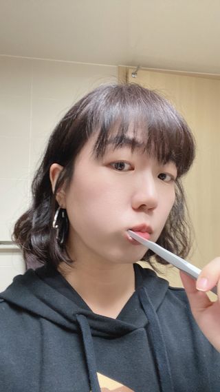 주식회사 클린디 [클린디]🌿민트향으로 상쾌하게, 단짝가글 + 맞춤 칫솔 + 치약 세트🦷 — 4.5점을 준 리뷰어가 2022년 1월 올린 사용 사진