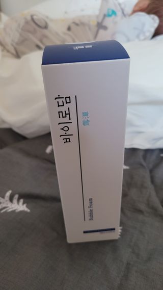 [바이로담] 저자극 약산성버블 폼 폼클렌징 150ml — 4점을 준 리뷰어가 2021년 4월 올린 사용 사진