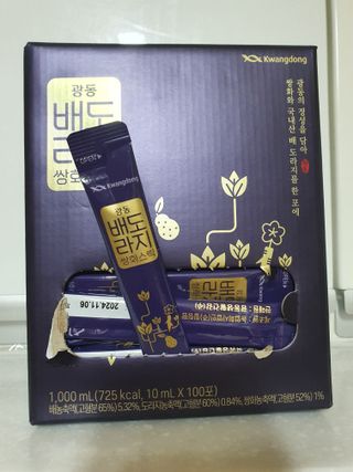 광동생활건강 나우 [광동] 배도라지 쌍화스틱 10mL x 100포 — 5점을 준 리뷰어가 2022년 12월 올린 사용 사진