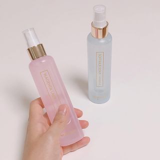 멈칫 X 최준 헤어 앤 바디미스트 소프트블루솝, 마젠타레이디 2종 — 4.5점을 준 리뷰어가 2021년 6월 올린 사용 사진