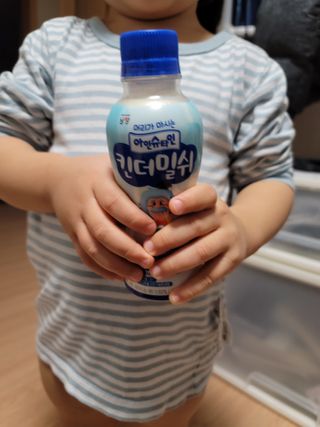 남양유업 [ 아인슈타인 ] 머리가 마시는 아인슈타인 킨더밀쉬 — 5점을 준 리뷰어가 2020년 12월 올린 사용 사진