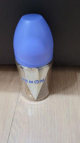 유비맘 PPSU 젖병 노꼭지_200ml_컬러 랜덤 발송 — 4점을 준 리뷰어가 2021년 1월 올린 사용 사진