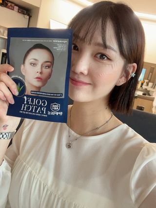 원에이드 알로에사포나리아 투명 골프패치 & 원에이드 하이드로겔 스포츠패치 — 5점을 준 리뷰어가 2022년 8월 올린 사용 사진
