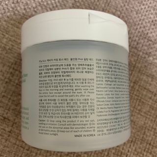키노닉스 양배추 카밍 진정 토너패드 — 4점을 준 리뷰어가 2021년 8월 올린 사용 사진