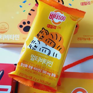 광동생활건강 [광동] 비타500데일리스틱  ★빼빼로데이★ 30포+70포+ 뚱랑이스티커+빼빼로+쇼핑백 — 5점을 준 리뷰어가 2022년 11월 올린 사용 사진