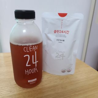 클린24시간 1BOX(5포) + 전용보틀(500ml) — 5점을 준 리뷰어가 2023년 8월 올린 사용 사진