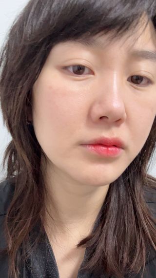 틱톡 캠페인 ★ ｜ Tiktok x 0.8L 에스트라리제덤 2차 크림 (최종) — 5점을 준 리뷰어가 2025년 2월 올린 사용 사진