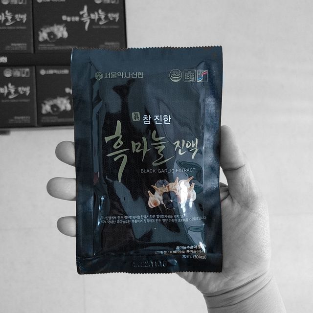 약사신협_흑마늘진액_70mlx30포 리뷰 사진
