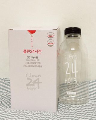 클린24시간 1BOX(5포) + 전용보틀(500ml) — 5점을 준 리뷰어가 2022년 8월 올린 사용 사진