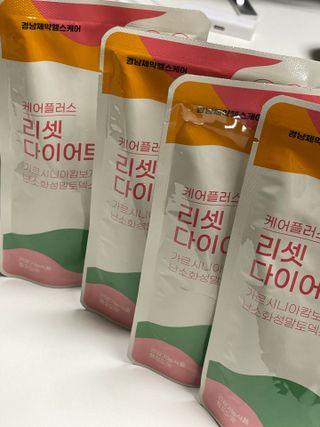 [경남제약헬스케어] 케어플러스 리셋 다이어트 청포도맛 100ml X 5포 (5일분) — 4점을 준 리뷰어가 2023년 3월 올린 사용 사진