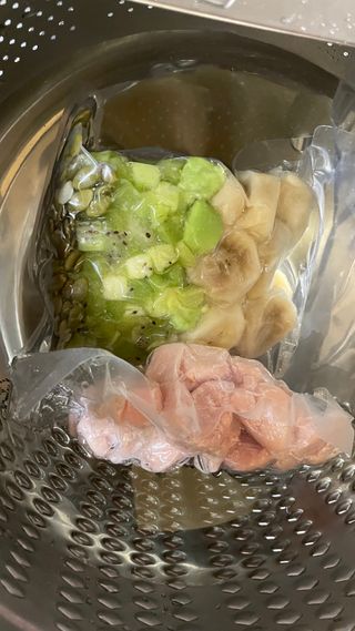 수플먼트 나는 마신닭!! 닭가슴살 주스키트, 먹기 힘들었던 닭가슴살 이제는 마시자 — 5점을 준 리뷰어가 2022년 12월 올린 사용 사진