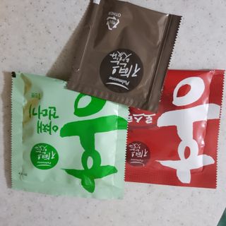 [풀무원] 자연은맛있다 정면, 백면, 홍면  세트 — 5점을 준 리뷰어가 2021년 4월 올린 사용 사진