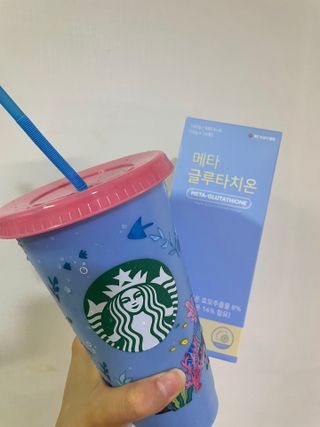 메타웰빙 GC녹십자웰빙 메타 글루타치온 — 4.5점을 준 리뷰어가 2022년 10월 올린 사용 사진