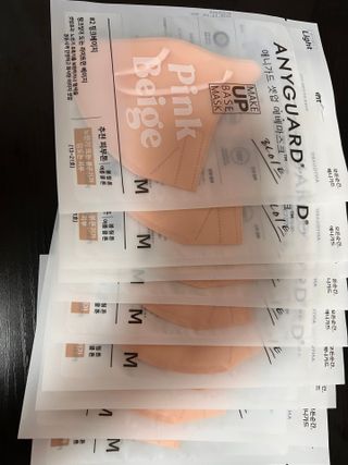 [애니가드] 셋업 메베마스크라이트  (대형 4컬러 + 중형 4컬러) — 5점을 준 리뷰어가 2022년 7월 올린 사용 사진