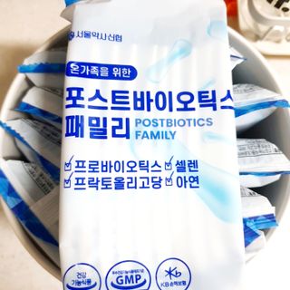 서울약사신협_포스트바이오틱스패밀리_5g x 100포 — 5점을 준 리뷰어가 2021년 3월 올린 사용 사진