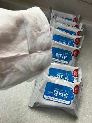 [엠메이데이] 안심 알티슈 20매 x 7 — 5점을 준 리뷰어가 2022년 1월 올린 사용 사진