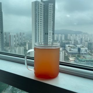 [복음자리] 바리스타 패키지 2종 랜덤발송 (딸기스무디 스틱+샤인머스캣에이드 or 망고스무디+자몽에이드) — 5점을 준 리뷰어가 2022년 7월 올린 사용 사진