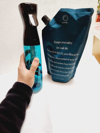 코박 스프레이 살균수  500ml 세트 — 5점을 준 리뷰어가 2022년 4월 올린 사용 사진