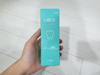 치과에서 쓰는 치약 _ 라벨제로 저불소 꼬마, 키즈, 유아, 베이비, 주니어 안전한 어린이치약 — 4점을 준 리뷰어가 2022년 10월 올린 사용 사진