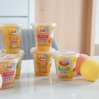 돌 MF[Dole] 파인애플컵/망고컵/복숭아컵 198g 6입X1박스 (맛 1가지 랜덤 발송) — 5점을 준 리뷰어가 2023년 6월 올린 사용 사진
