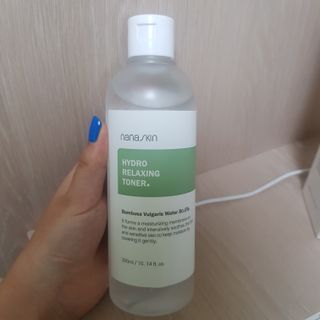 나나스킨 하이드로릴렉싱토너 — 5점을 준 리뷰어가 2021년 10월 올린 사용 사진