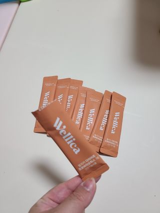 웰리카 다이어트 프로바이오틱스 — 4.5점을 준 리뷰어가 2021년 2월 올린 사용 사진