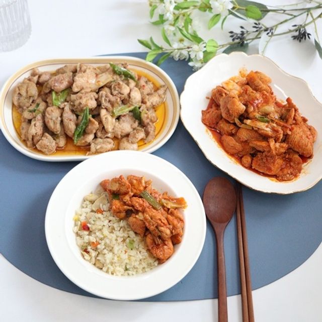 마니커 닭고기 덧살구이 2종(올리브소금&핫칠리) [냉동 500g] 리뷰 사진