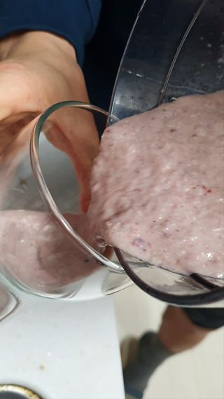 수플먼트 나는 마신닭!! 닭가슴살 주스키트, 먹기 힘들었던 닭가슴살 이제는 마시자 — 5점을 준 리뷰어가 2023년 2월 올린 사용 사진