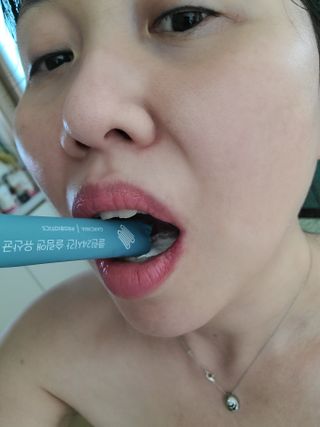 클린24시간 슬림앤유산균 1박스 (3.5g X 15포) — 5점을 준 리뷰어가 2022년 11월 올린 사용 사진
