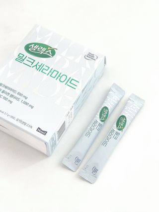 셀렉스스포츠 셀렉스 밀크세라마이드 저분자피쉬콜라겐 28포 X 1박스 — 5점을 준 리뷰어가 2021년 7월 올린 사용 사진