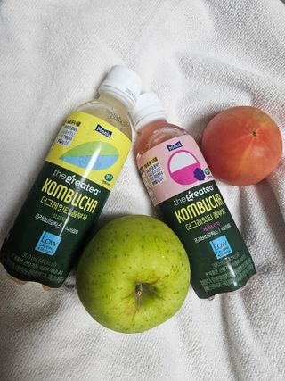 더그레잇티 콤부차 [매일유업] 더그레잇티 44kcal 콤부차 300ml *12개입 (오리지널 6개+베리리치 6개) — 5점을 준 리뷰어가 2023년 8월 올린 사용 사진
