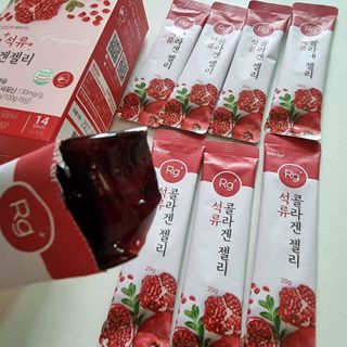 함초록 Rg+ 석류콜라겐젤리 — 5점을 준 리뷰어가 2021년 3월 올린 사용 사진