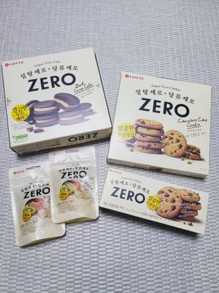 ZERO (초콜릿 칩 쿠키, 카카오 케이크, 후르츠 젤리, 아이스 콜라, 아이스 초코바) — 5점을 준 리뷰어가 2022년 6월 올린 사용 사진