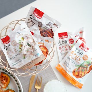 굽네몰 [굽네] 소스가 맛있는 닭가슴살 슬라이스 4종 — 5점을 준 리뷰어가 2021년 5월 올린 사용 사진